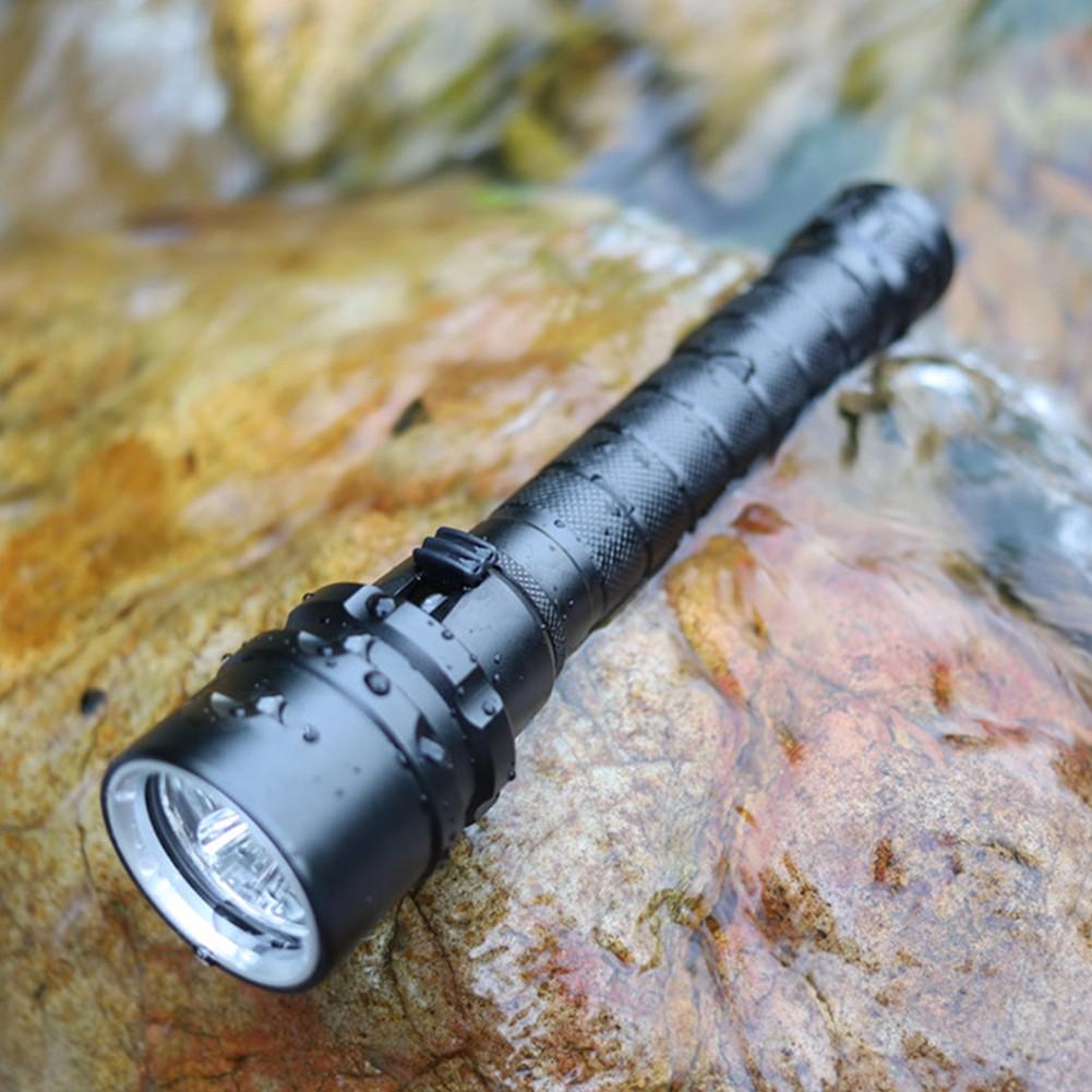 Asafee 3000Lm Xml L2 Led Waterproof 18650 Scuba Diving Flashlight 100M Underwater Torch