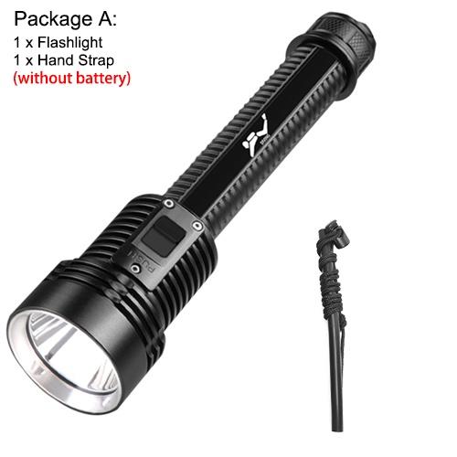 Asafee 1200-1500Lm D313 T40 Led Super Bright Diving Flashlight Scuba Can Focus Push Magnetic Switch Use 2X18650 Battery 3 Gear Switches Underwater 30Mipx8 Waterproof